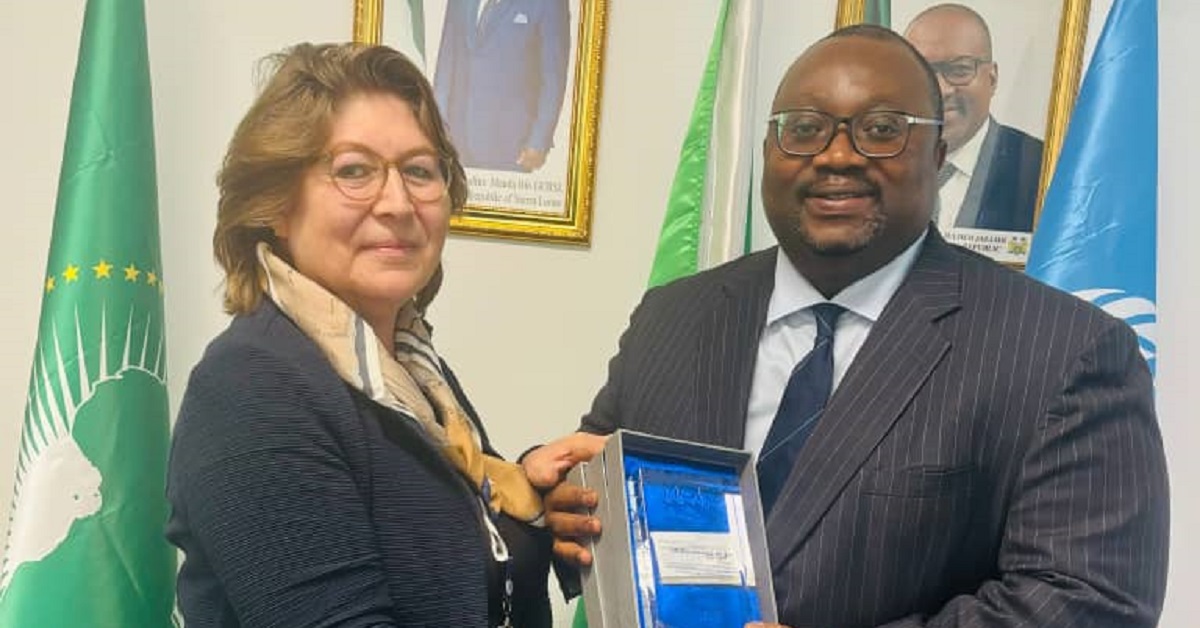 Ambassador Lansana Gberie Honored For Exceptional Leadership at The United Nations