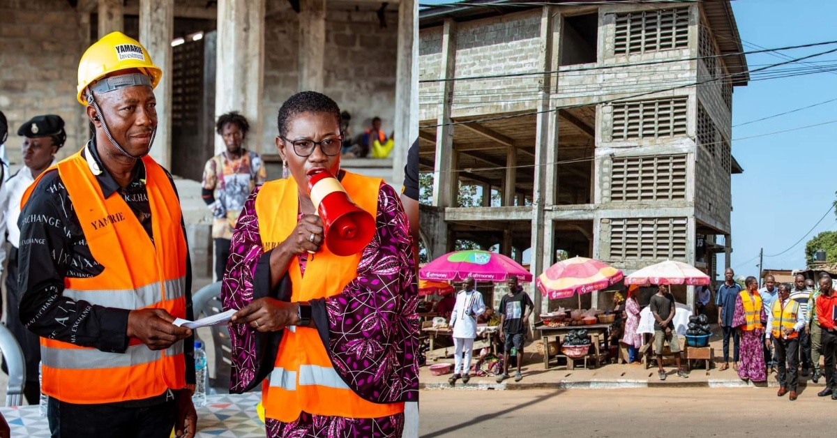 Mayor Aki-Sawyerr Announces Resumption of Wilberforce Market Construction