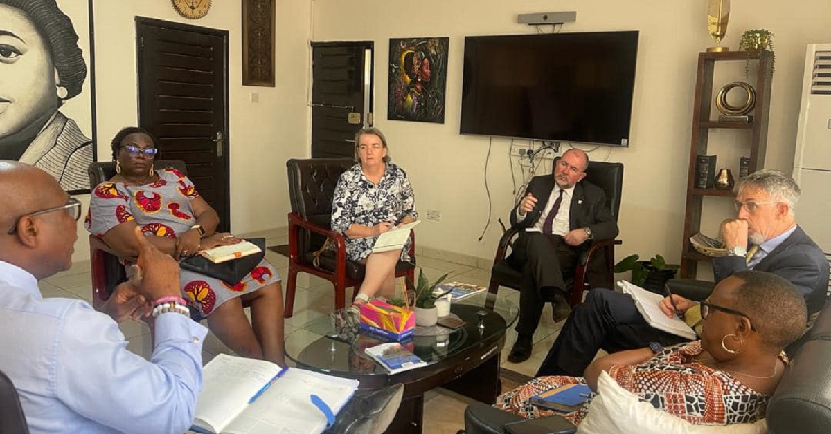 Education Minister Sackey Engages Ireland’s Africa Director on President Bio’s 5 Game Changers