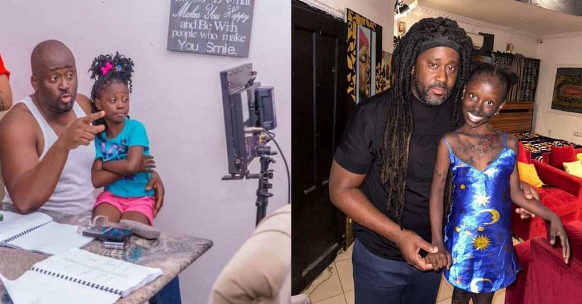 Nigerian Actor Desmond Elliot Celebrates Young Sierra Leonean Actress