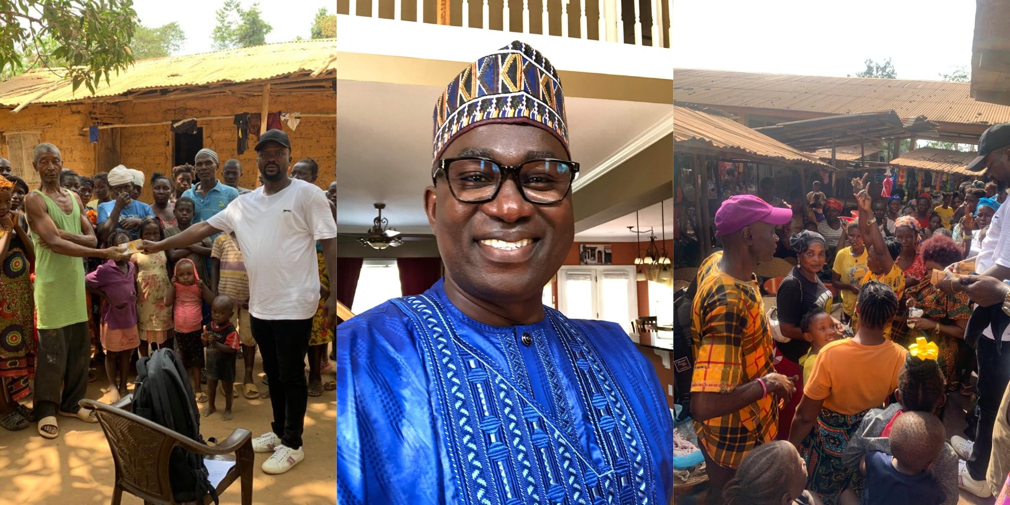 APC US President Kalokoh Donates Le 100 Million to APC Executives and Residents of Koya Chiefdom
