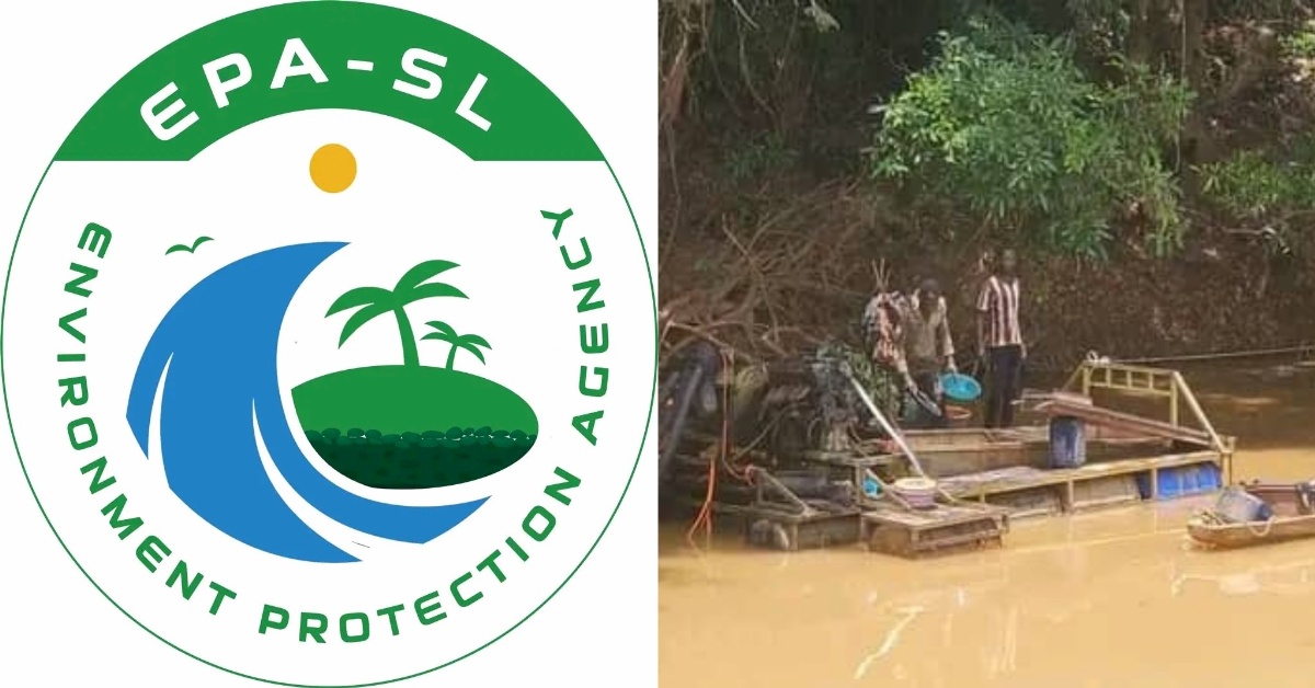 EPA Destroys Illegal Dredges at Tonkolili Mining Sites