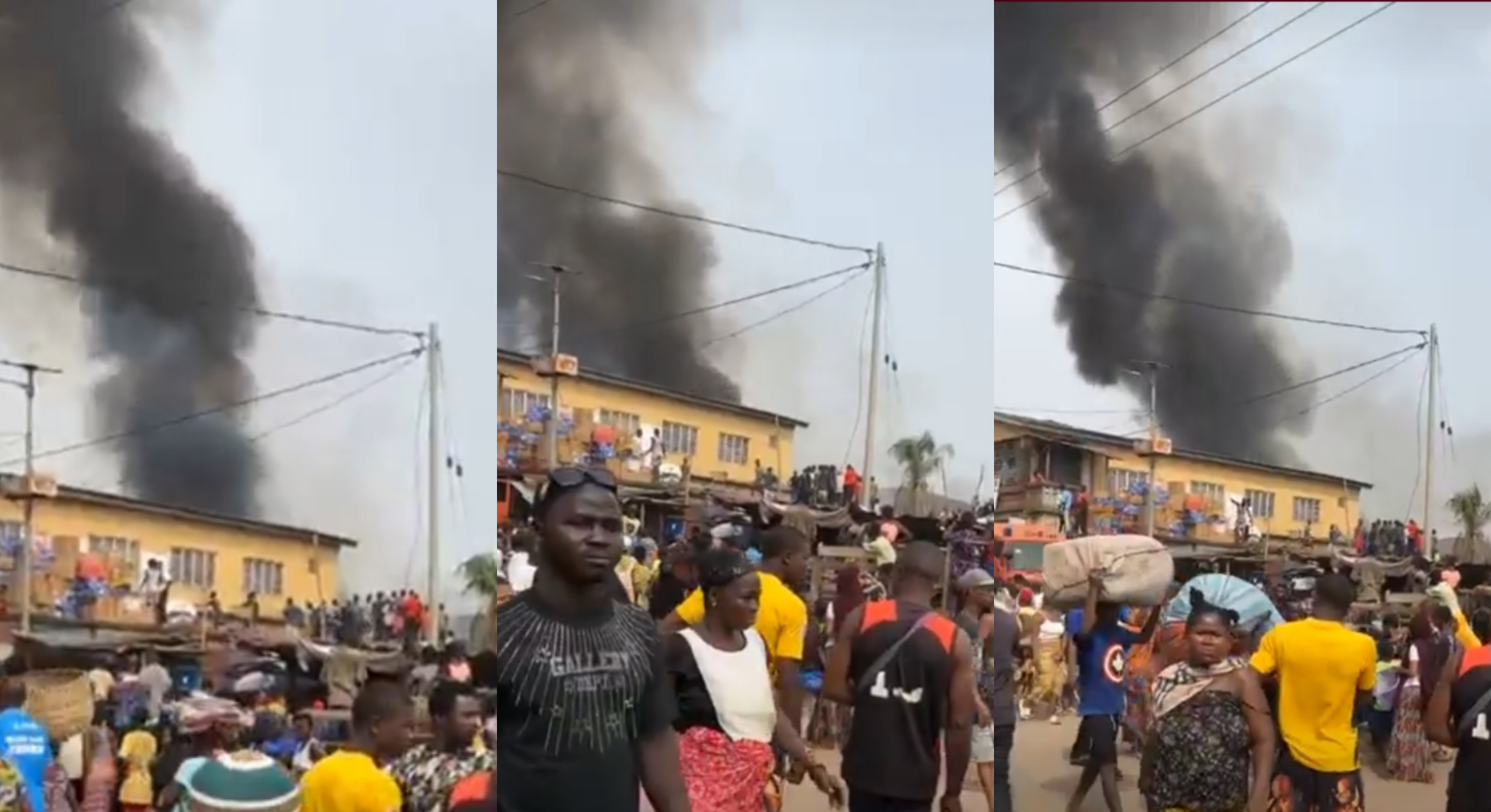 Massive Fire Breaks out in Bo Market Place