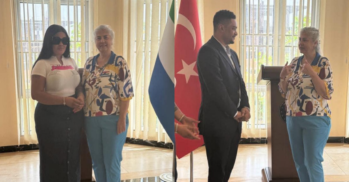 Kings Empire CEO And House of Stars Winner Hawa Tombo Engages Turkish Ambassador