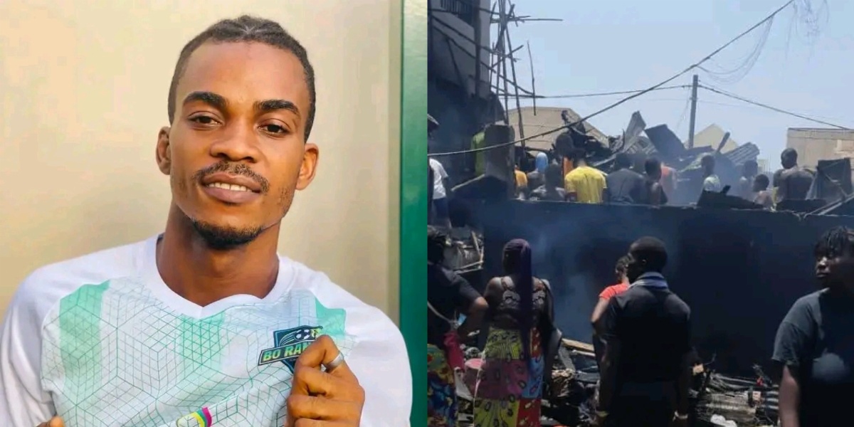 Fire Destroys Resident of Bo Rangers Forward Kwame Nketiah