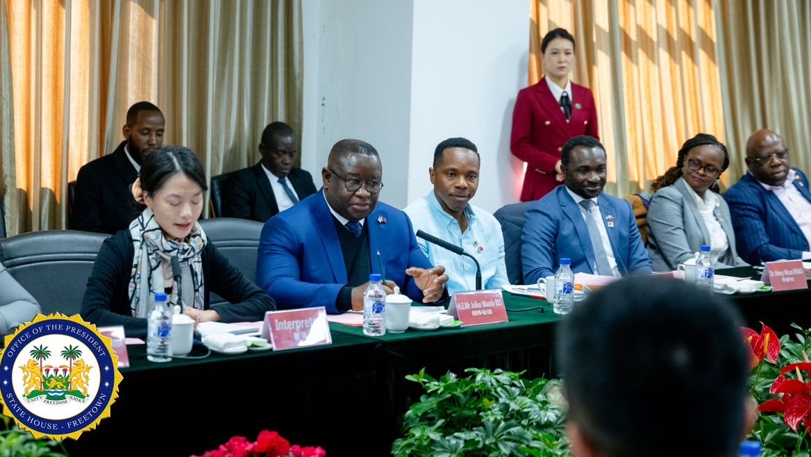 Leone Rock Metal Group Hosts President Bio in China⁩, Commits to Construct a Steel Factory in Sierra Leone