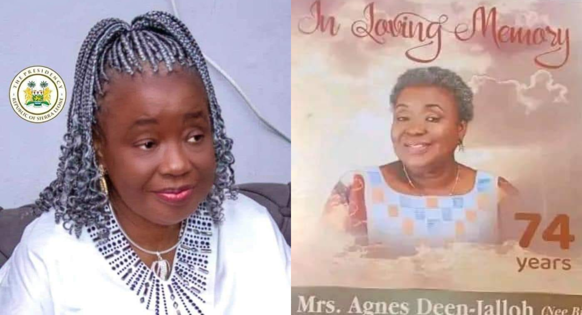 Family Announce Funeral Arrangements For President Bio’s Late Sister