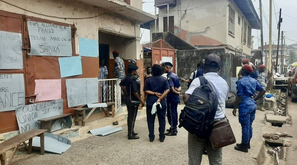 Police Disperses NGC NEC Meeting Over Planned Termination of Alliance With SLPP