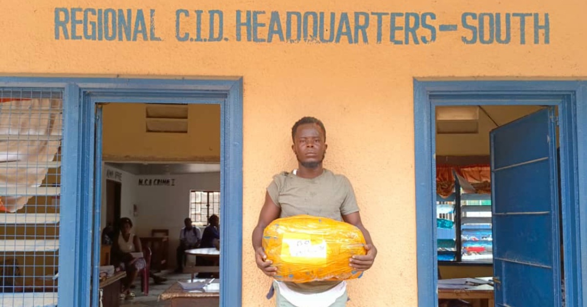 Police in Bo Arrest 24-Year-Old Resident With Huge Quantity of Kush