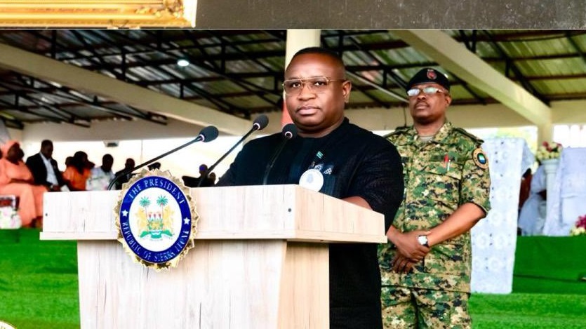 President Bio Pays Heartfelt Tribute to Late Sister at Funeral Service