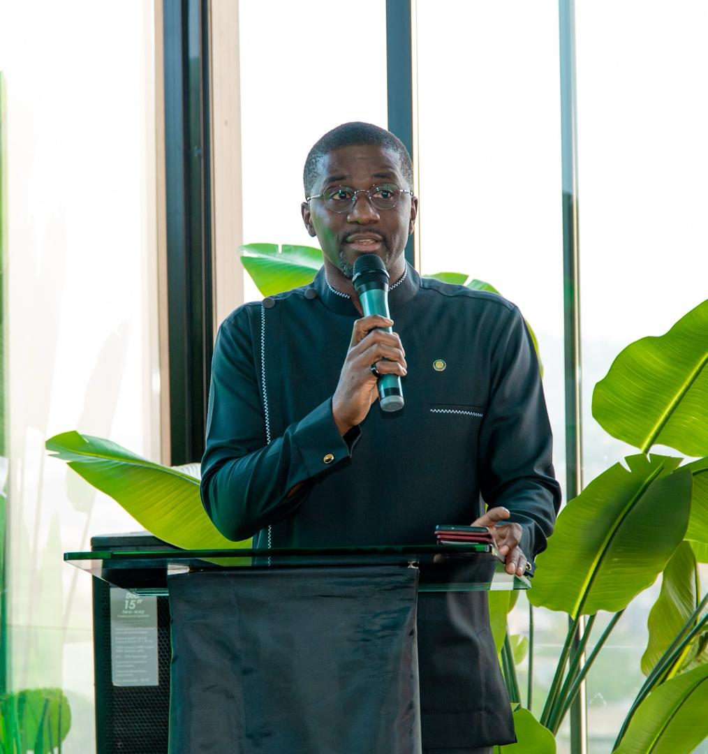 Mchezo Managing Director Ntoudi Mouyelo during the launch of betPawa Sierra Leone that was held at the Lor Restaurant. Mchezo is the owner of the betPawa betting brand.