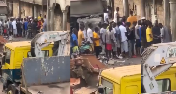 Suspected Drug Addicts Spotted on Long Queue to Buy Kush