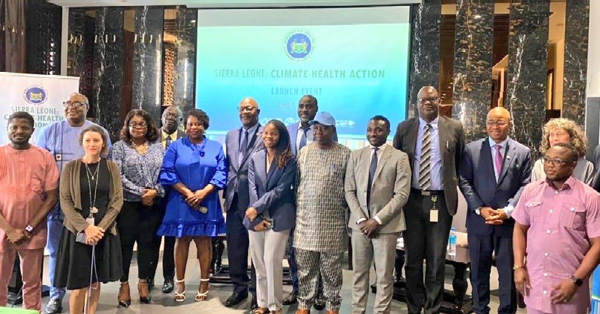 Health Minister Austin Demby Launches First Climate Health Unit