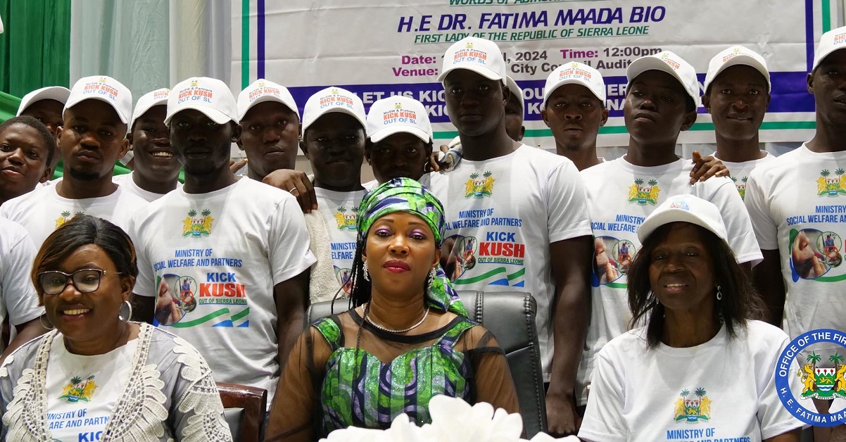 First Lady Fatima Bio Calls For National Effort to Combat “Embarrassing” Kush Drug