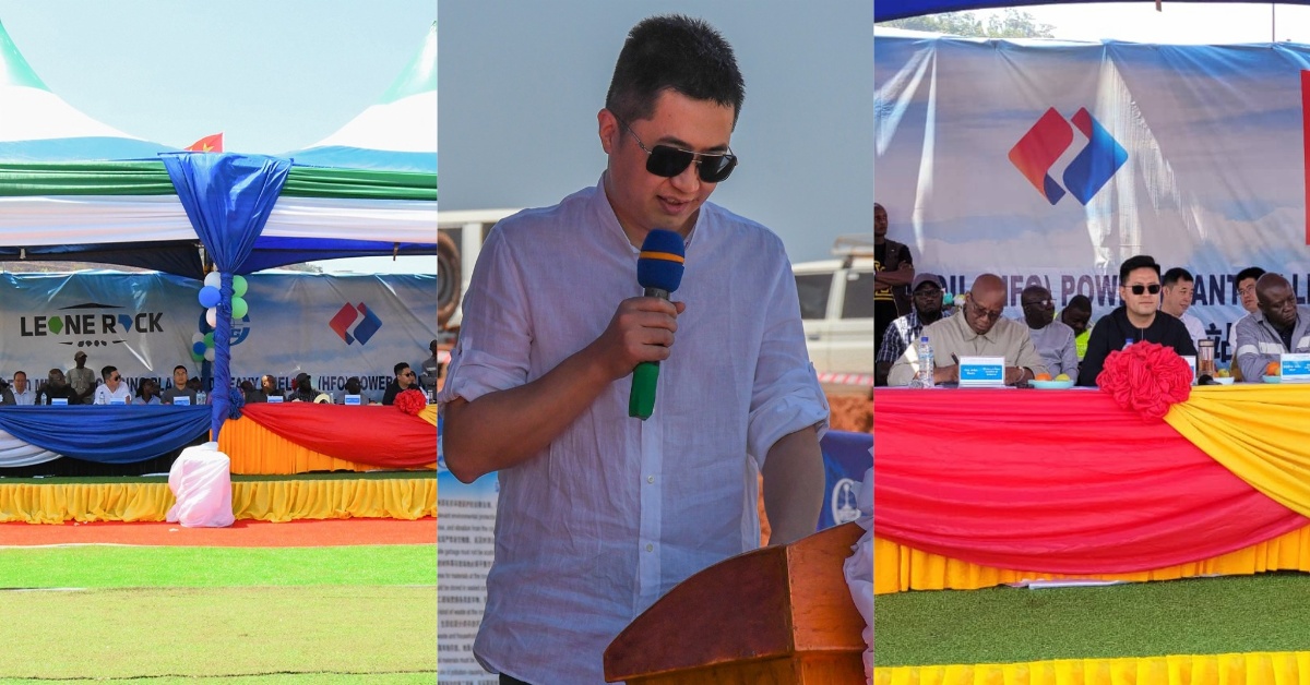 LRMG Inaugurates 30 MPTA Processing Plant and Heavy Fuel Oil power plant in Tonkolili