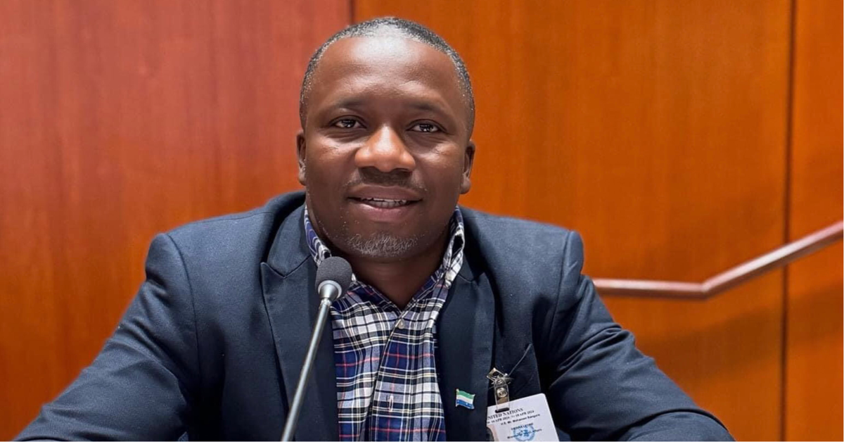 Minister Mohamed Bangura Highlights Youth’s Role in Eradicating Poverty at ECOSOC Forum