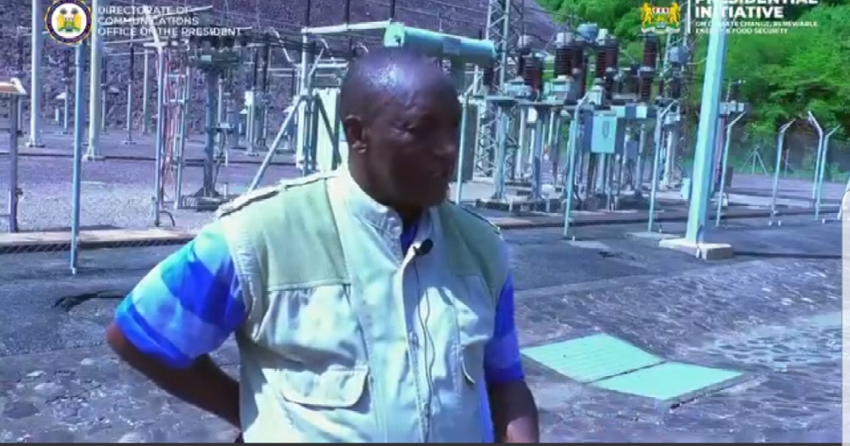 Kandeh Yumkella Embarks on Fact Finding Mission at The Bumbuna Hydro Dam