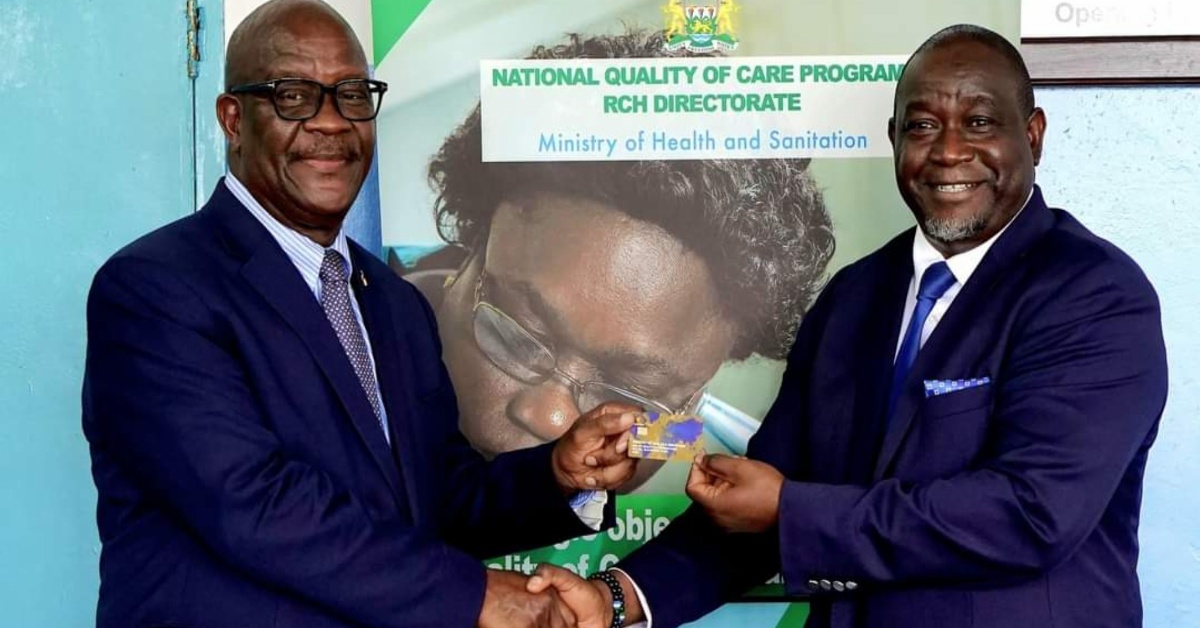 Conex Energy Sierra Leone Donates 6000 Liters of Fuel to Minister of Health for Hospital Use