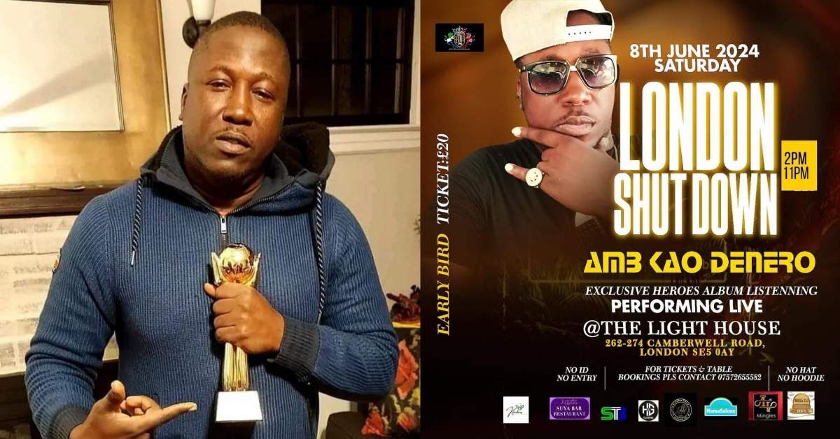 Kao Denero Set to Make UK Debut Performance