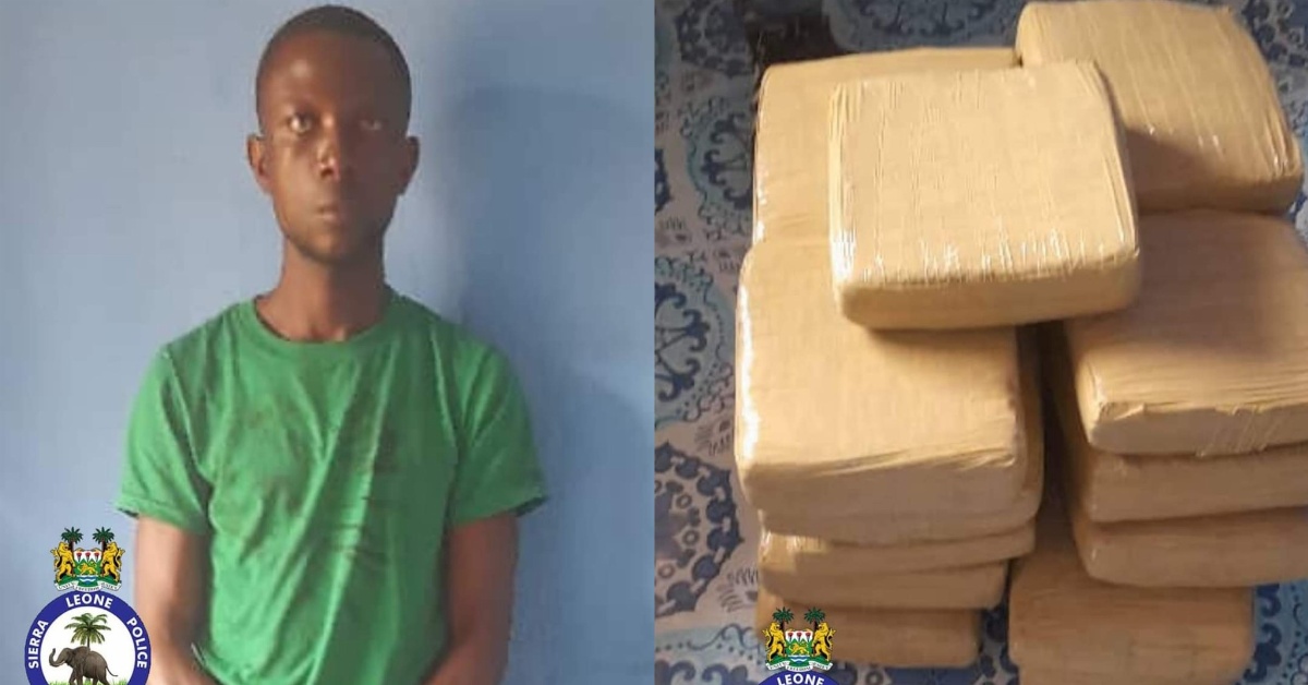 Liberian National Arrested With 42 Kilograms of Suspected Cannabis-Sativa in Pujehun