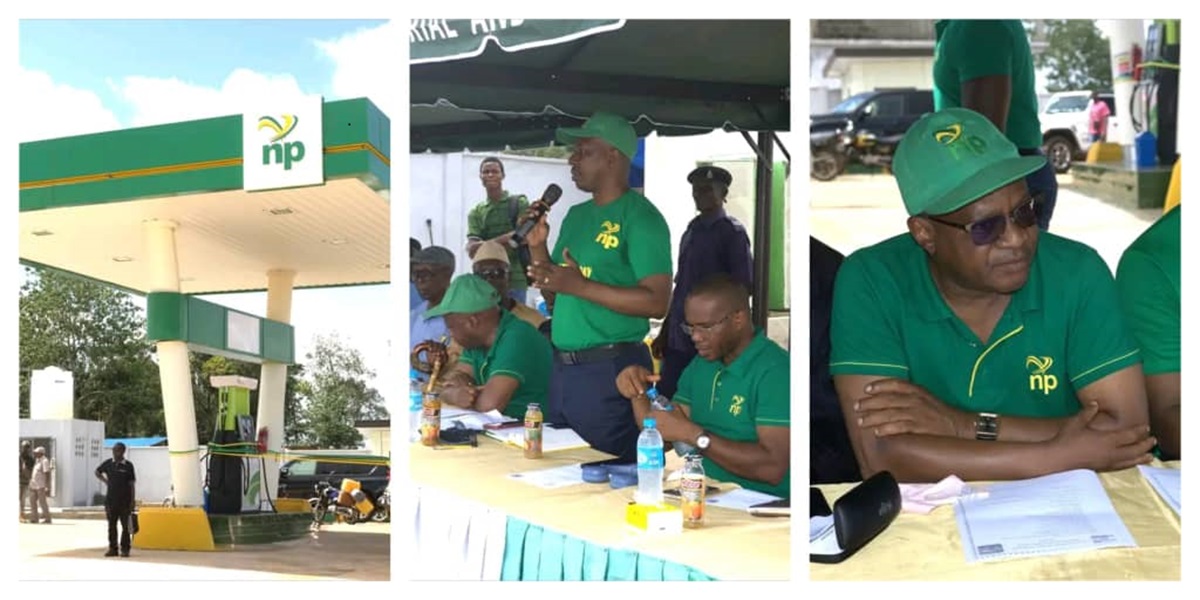 NP-SL Limited Commissions New Nyakel Amadu Fuel Station in Pujehun