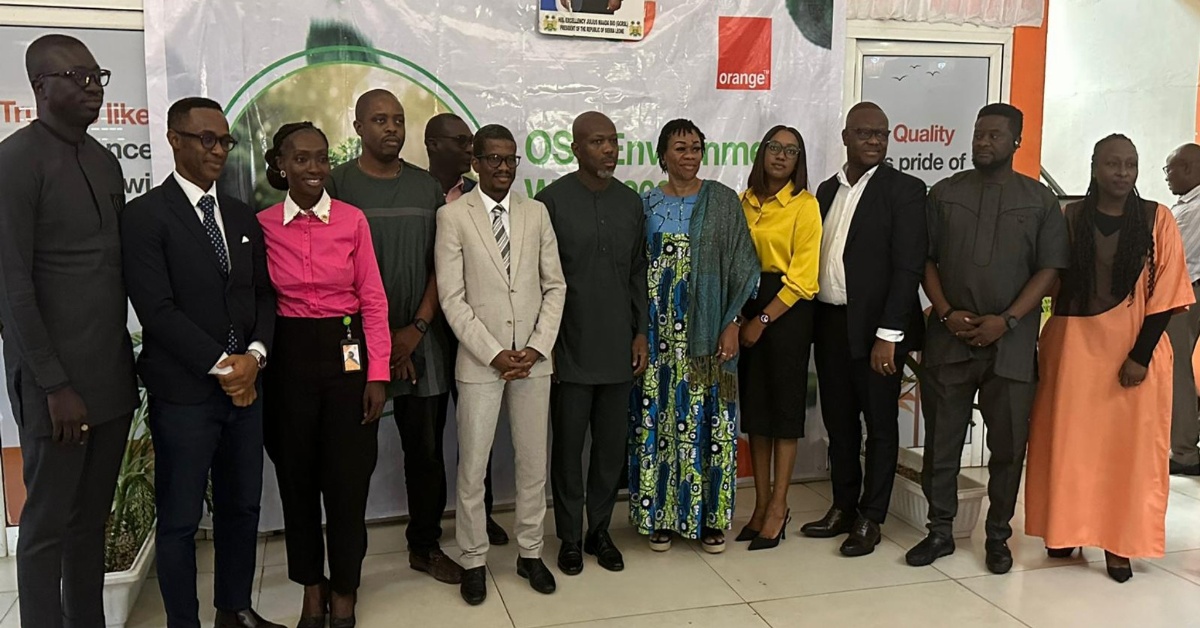 Orange Sierra Leone Celebrates Environmental Week With a Focus on Going Green