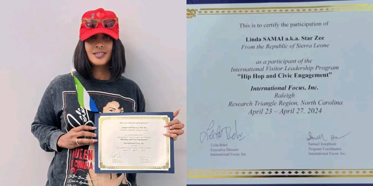 Star Zee Expresses Gratitude to U.S Embassy For Certificate From IVLP Hip-Hop And Civic Engagement