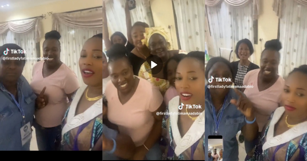 First Lady Fatima Bio Celebrates With Elected Bar Association President Tuma Gento Kamara