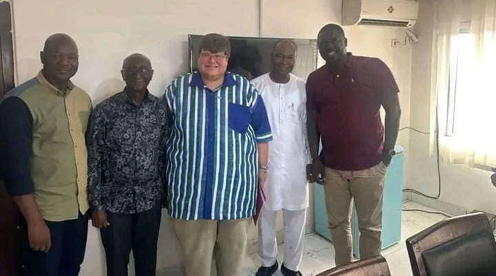 US Ambassador Bryan Hunt Delighted to Meet APC Leadership