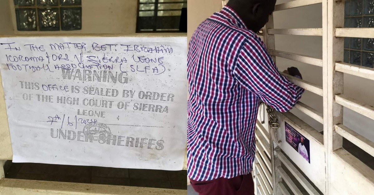 Bailiffs Seal SLFA Administrative Office Following Court Order