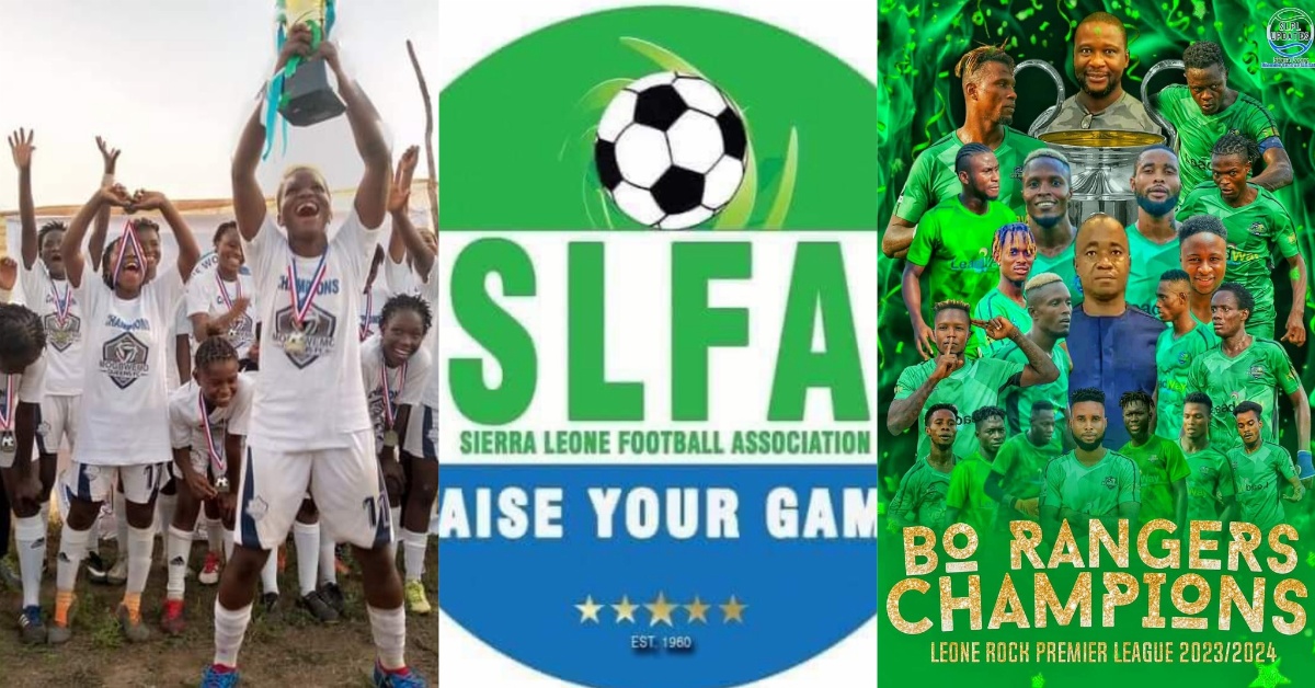 SLFA Applauds Bo Rangers and Mogbwemo Queens for Championship Victories