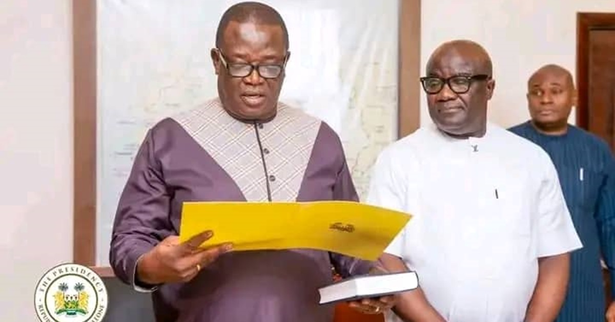 ECSL’s Electoral Commissioner For Southern Region Subscribe to Oath of Office