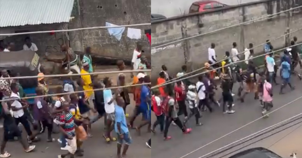 Protest in Freetown Over Alleged Police Demolition of Business Premises