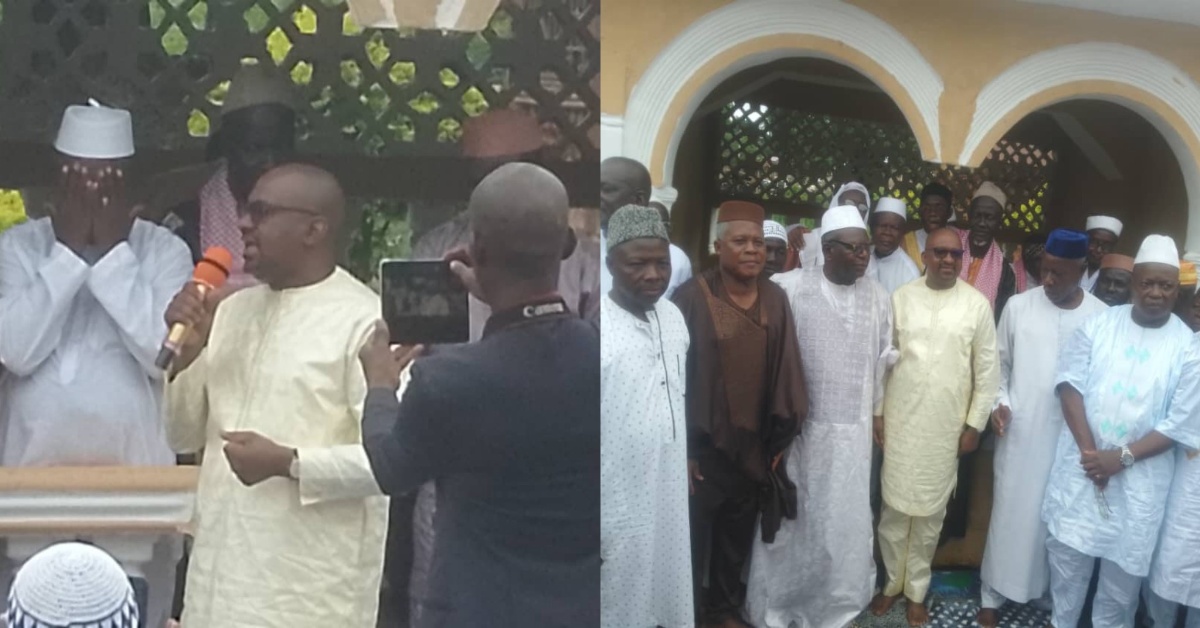 VP Juldeh Jalloh Honours Eid-Ul-Adha Celebration in Kambia Town