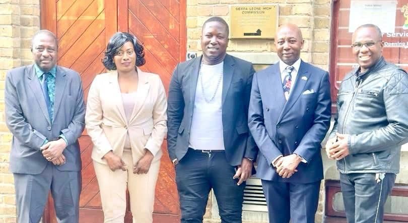 Kao Denero Visits Sierra Leone High Commission Ahead of London Show