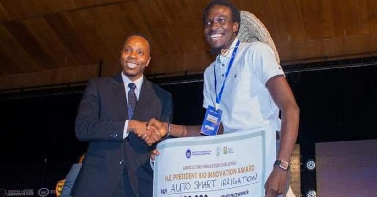 Osman Yah Takes Home $30,000 as Winner of 2024 President Bio Innovation Award
