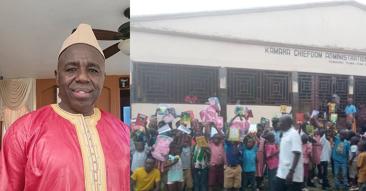 Sahr G.M Fania Takes Development to Kamaa Chiefdom, Kono District