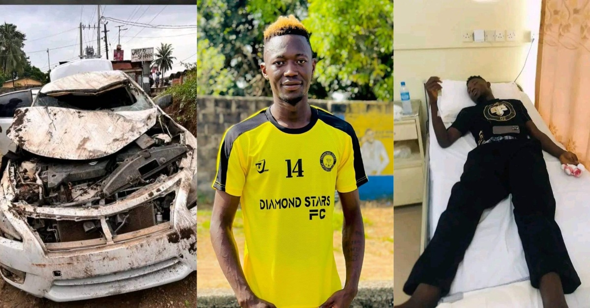 Diamond Stars Right-Back Sahr Nelson Injured in Serious Accident on Bo Highway