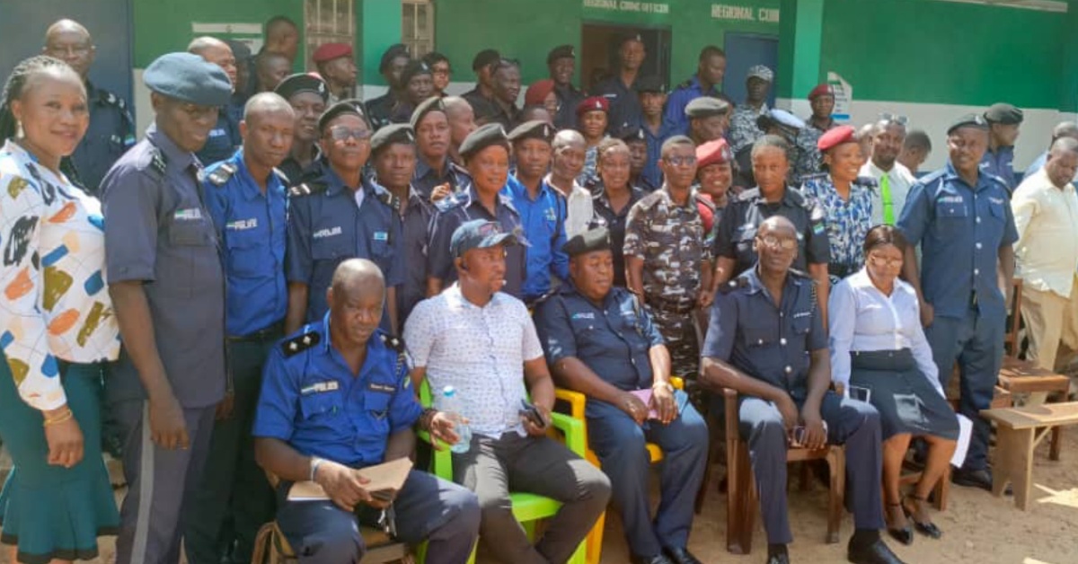 CDIID Head and PHQ Team Advocate for Discipline and Professionalism Among Bo West Region Police