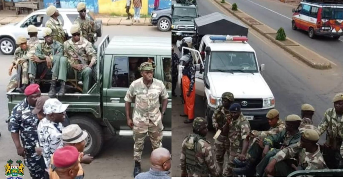Security Forces Conduct Extensive Patrols in Freetown Amid Rumored Protests