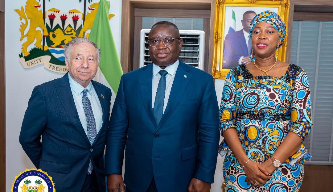 Special Envoy of The UN Secretary-General on Road Safety Pays Courtesy Call on President Bio