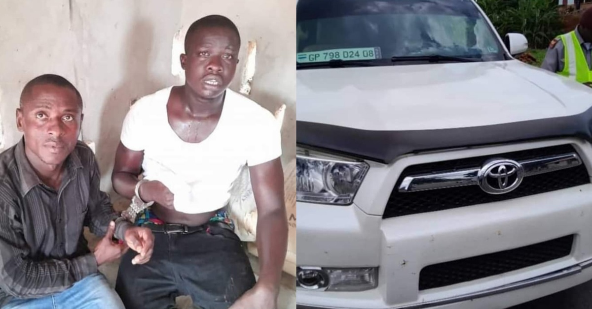 Police Arrest Two Suspects at Mange Checkpoint with Suspected Stolen Toyota 4Runner