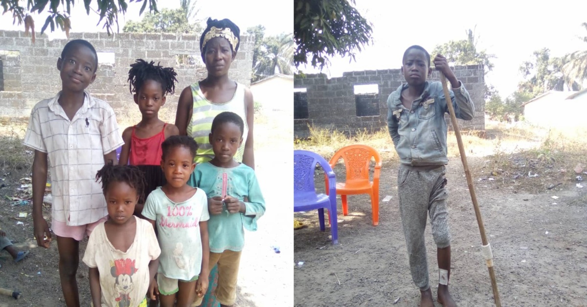 Widow of Six Children in Makeni, Northern Sierra Leone, Appeals for Support