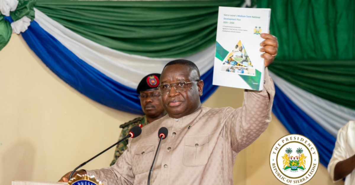 President Bio Launches Medium-Term National Development Plan in Moyamba