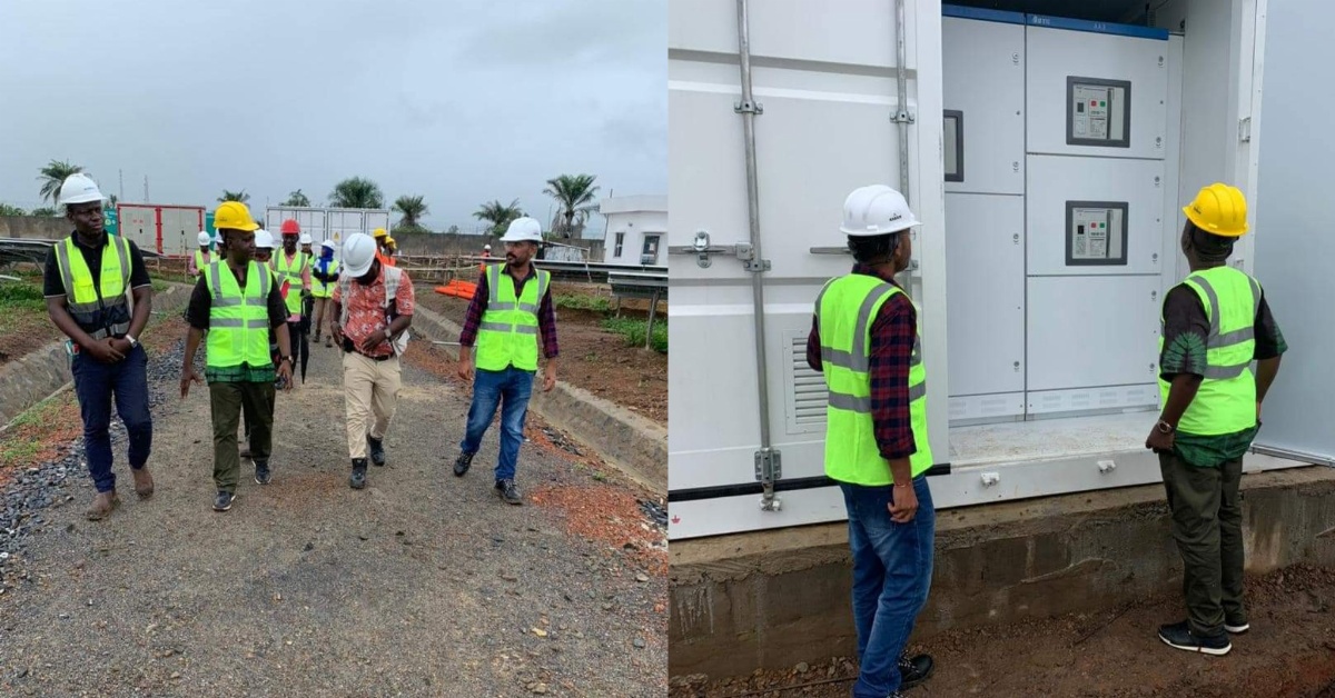 Deputy Minister Inspects Hybrid Electricity Projects in Moyamba