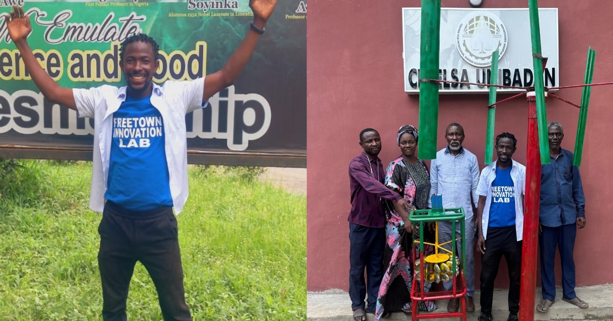 Sierra Leone Inventor Mohamed Kamara Creates Hydropower Generator from Tablespoons and Scrapyard Materials