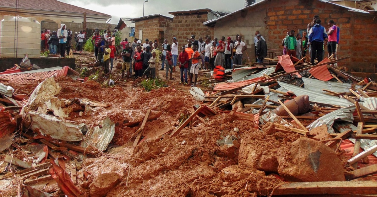 Landslide Buries Six Houses in Moyiba Community