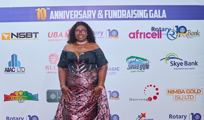 Millicent Cole Becomes President of Rotary Club of Freetown-Sunset