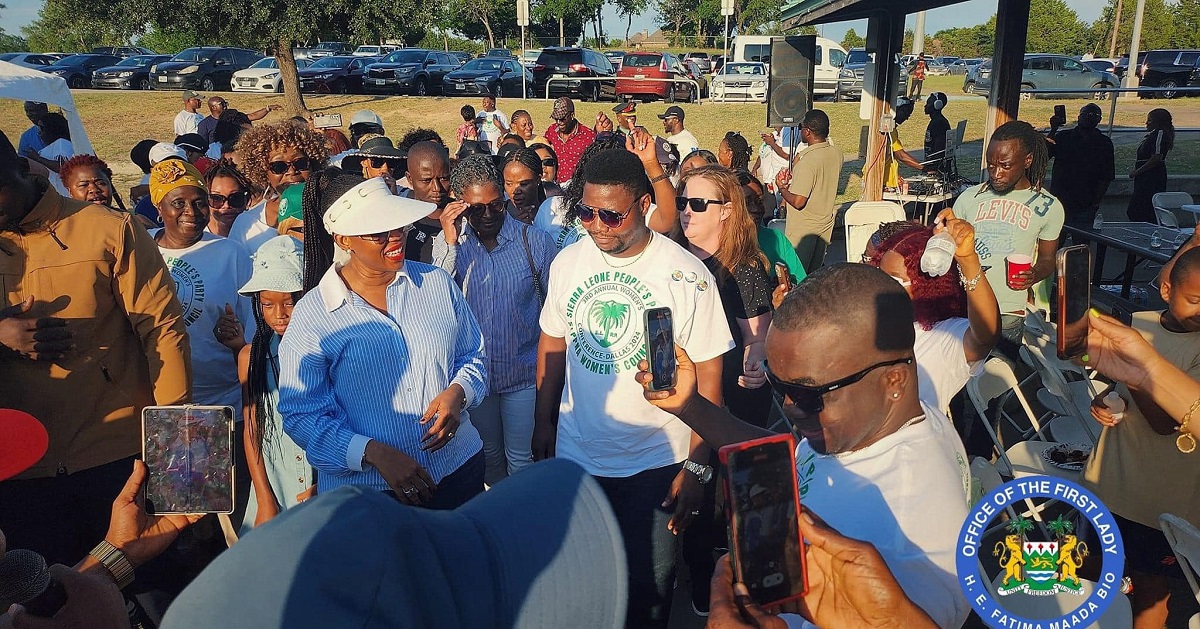 First Ladies of Sierra Leone And Nambia Attend Summer Picnic in Dallas