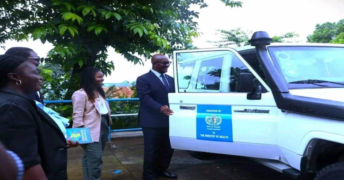 WHO Supports Sierra Leone’s Health Sector with Seven New Vehicles